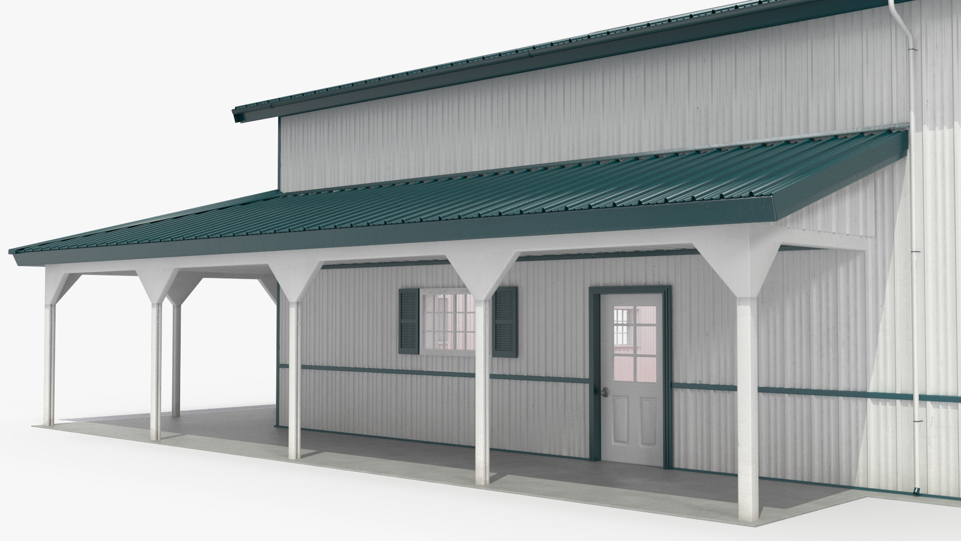 3D Aircraft Storage Hangar model