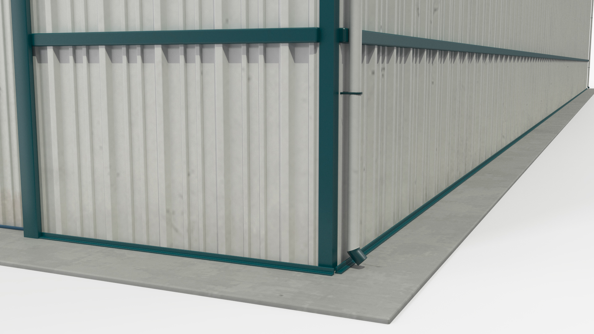 3D Aircraft Storage Hangar model