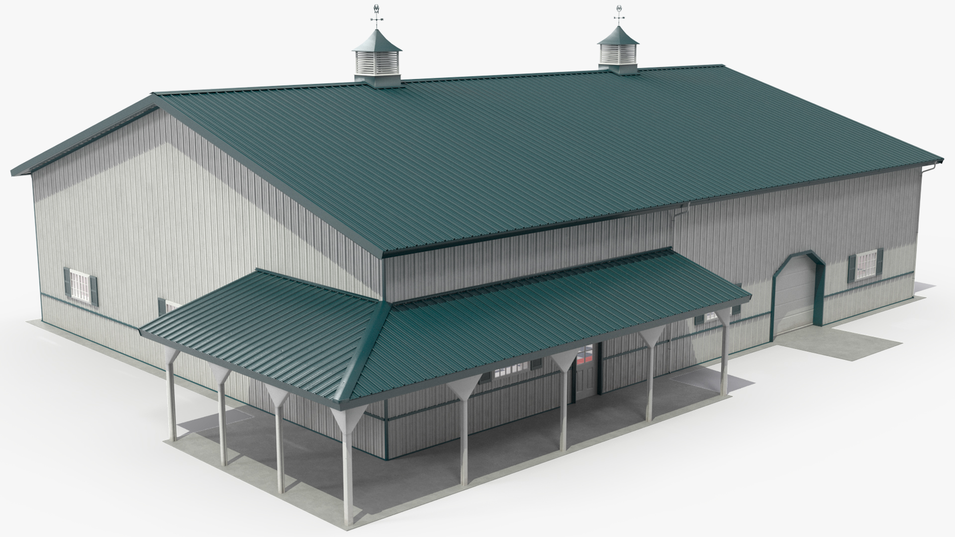 3D Aircraft Storage Hangar model