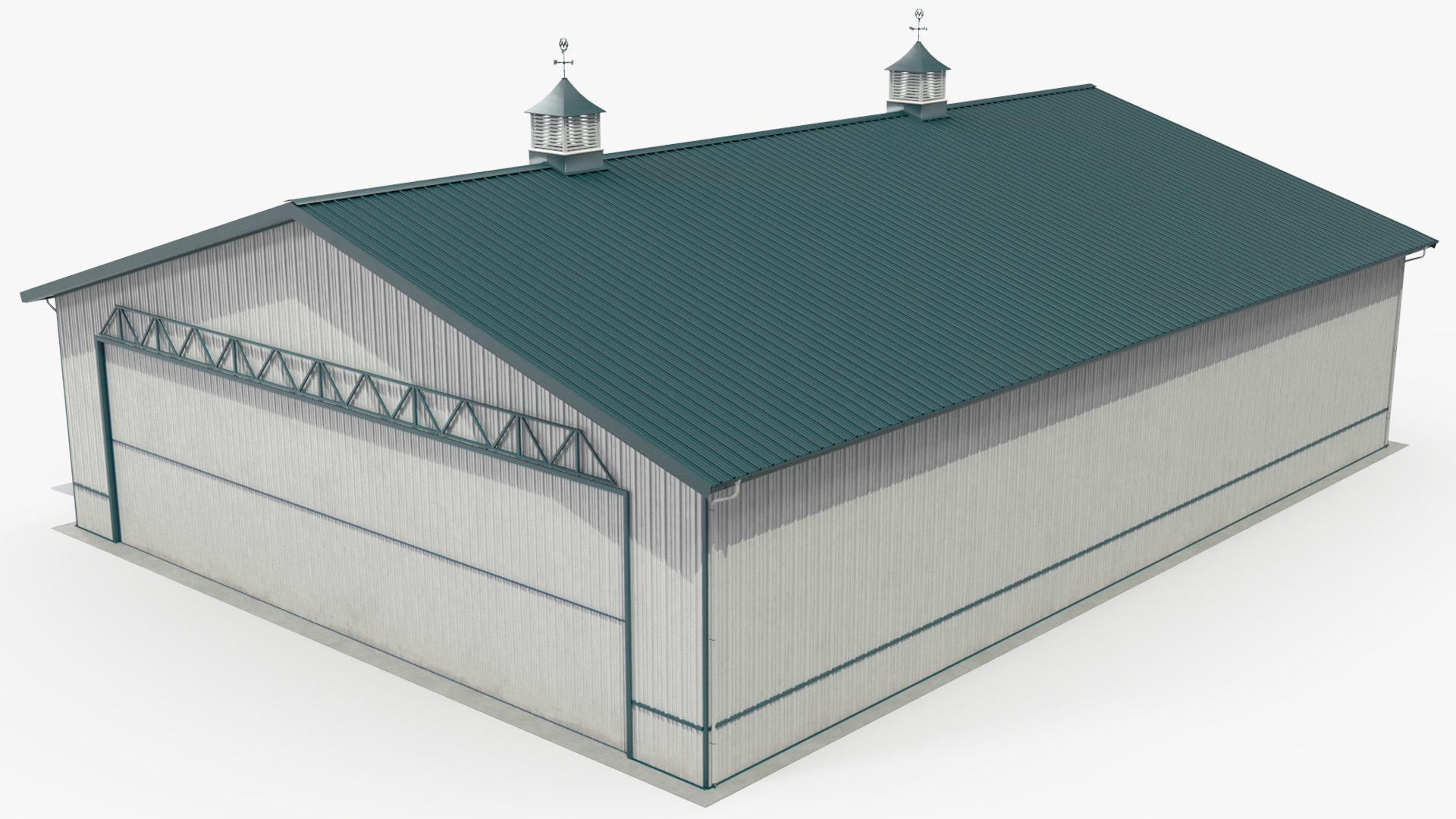 3D Aircraft Storage Hangar model