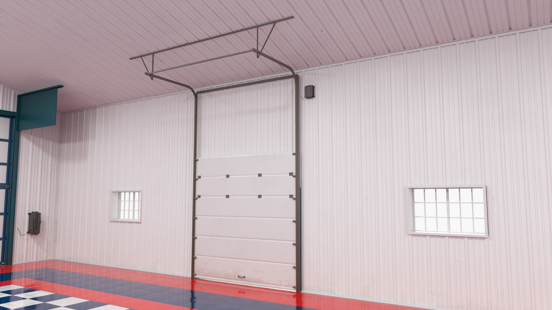 3D Aircraft Storage Hangar model
