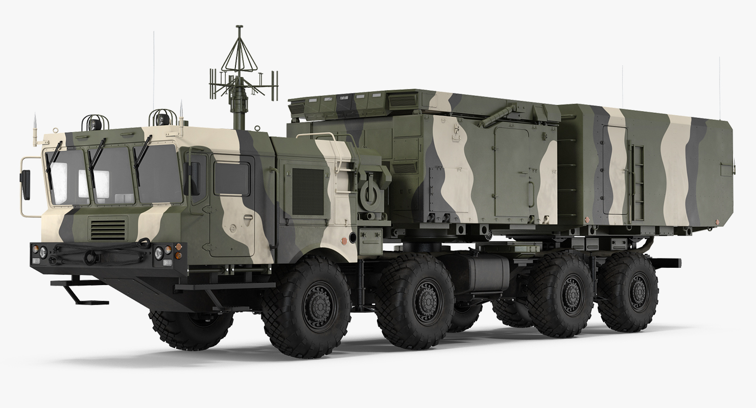 Mobile Radar Station 96L6 Hight Altitude Detector for S 400 3D model