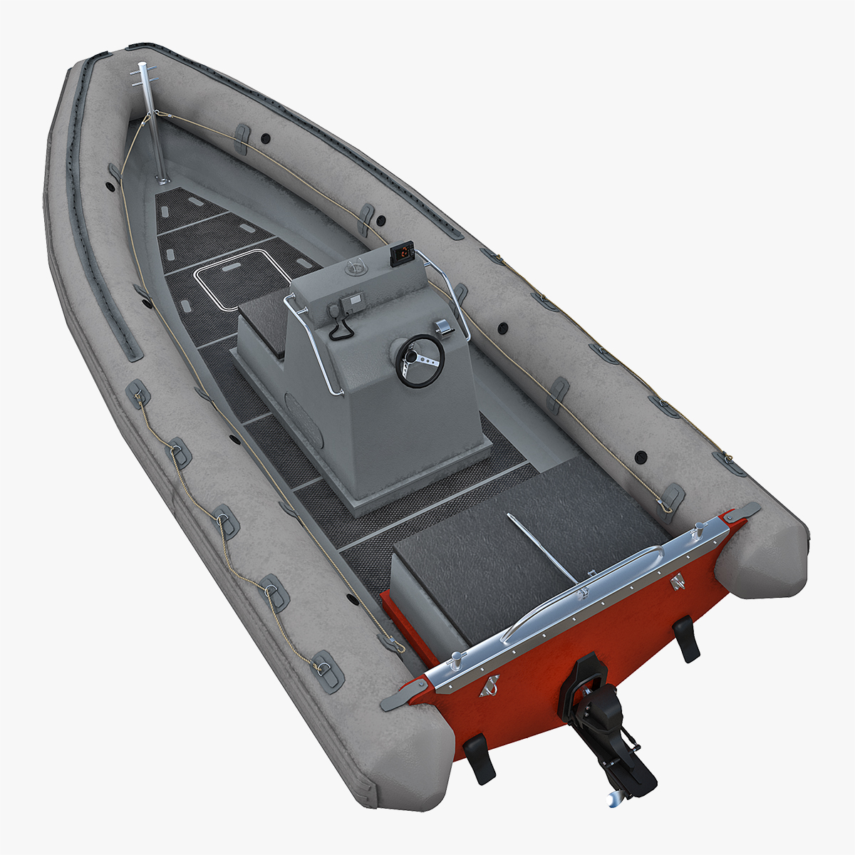 Rescue Boat 3D Model