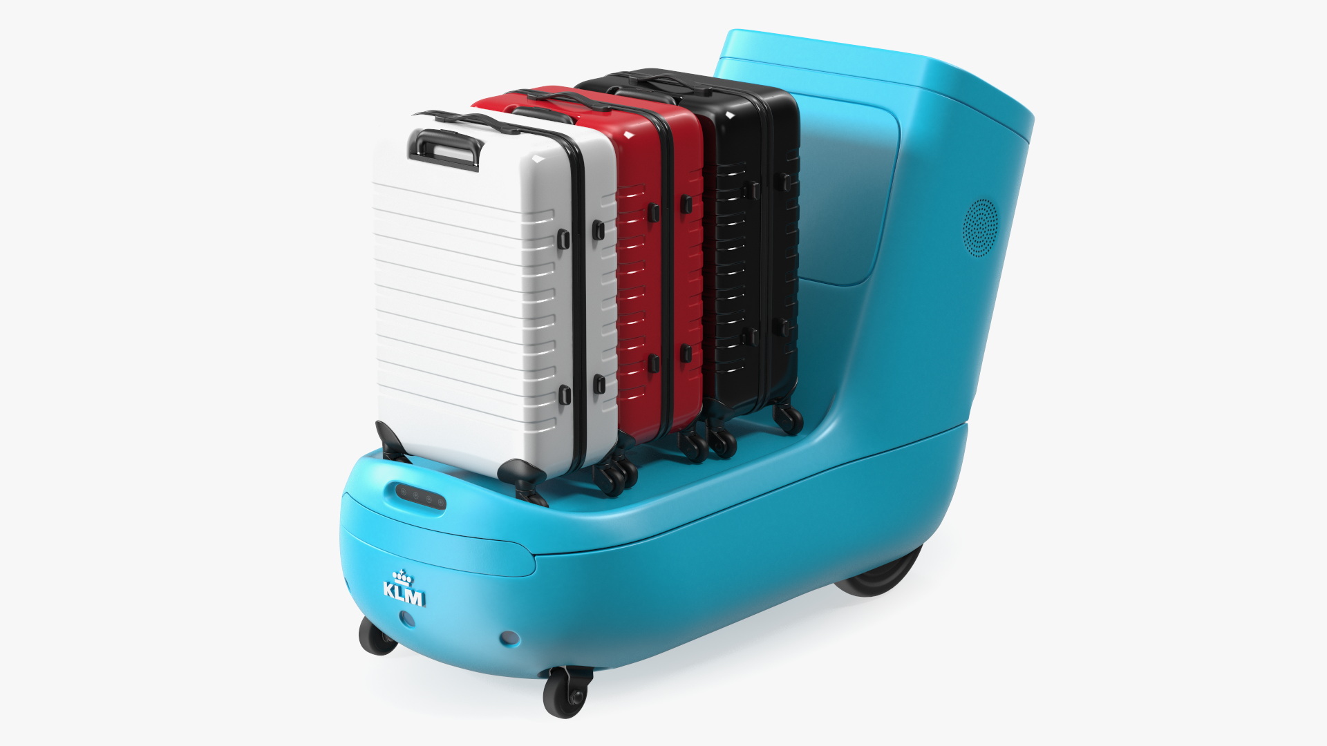Luggage Bags at KLM Care E Robot 3D
