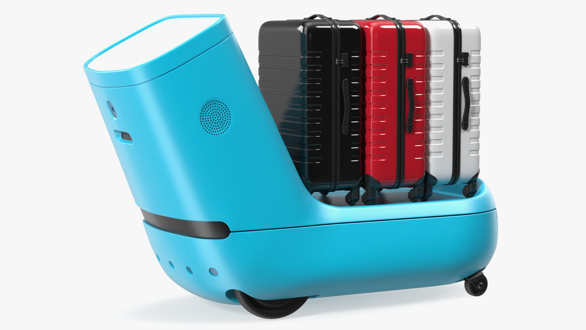 Luggage Bags at KLM Care E Robot 3D
