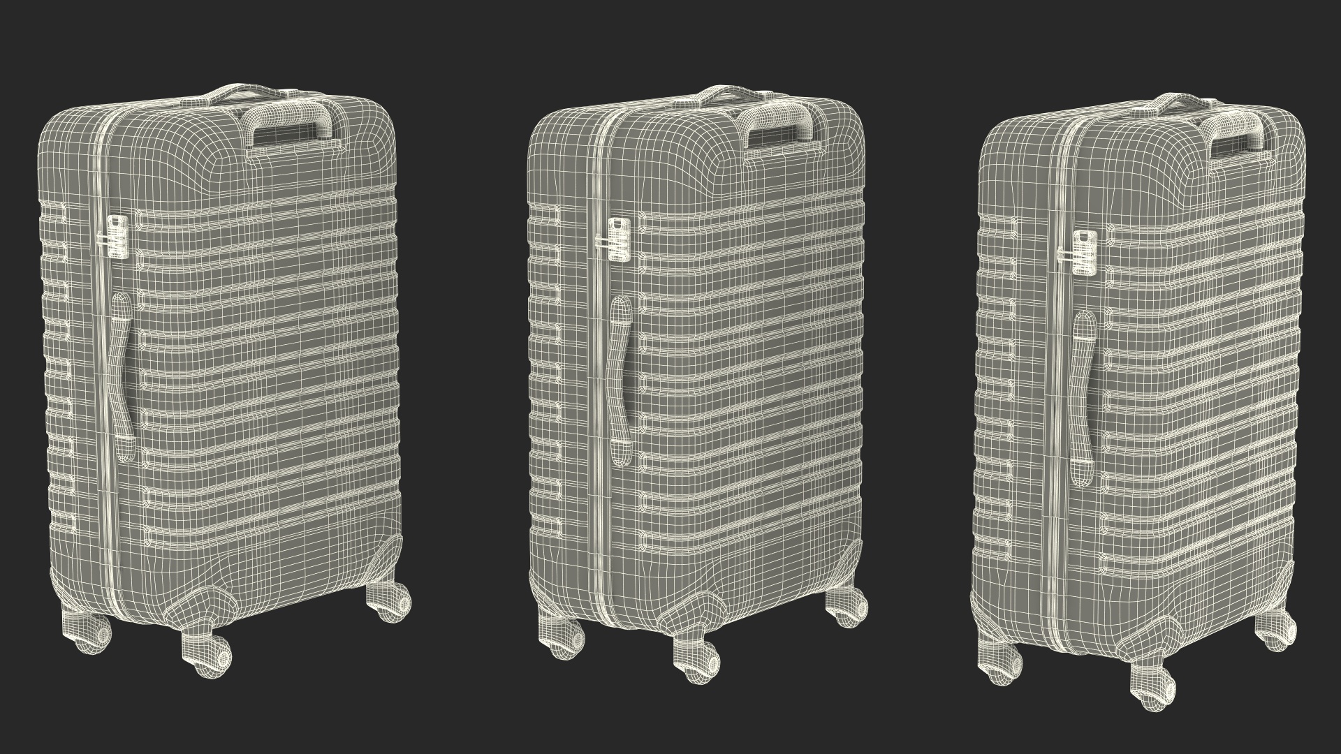 Luggage Bags at KLM Care E Robot 3D