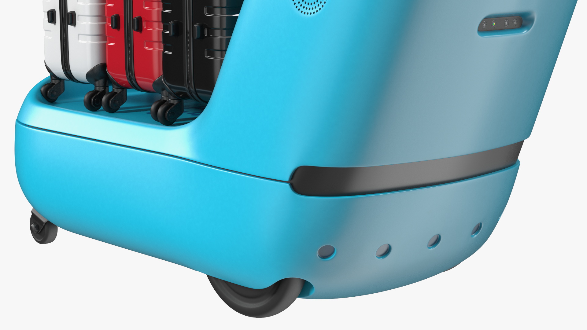 Luggage Bags at KLM Care E Robot 3D