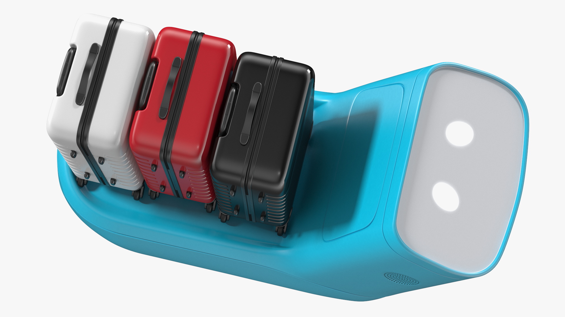 Luggage Bags at KLM Care E Robot 3D