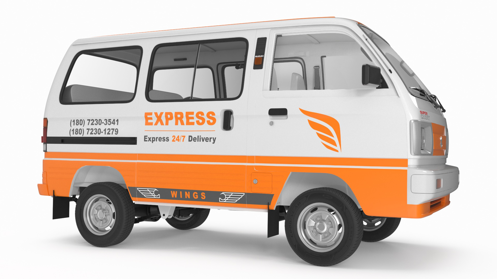 Suzuki Passenger Delivery Van 3D model