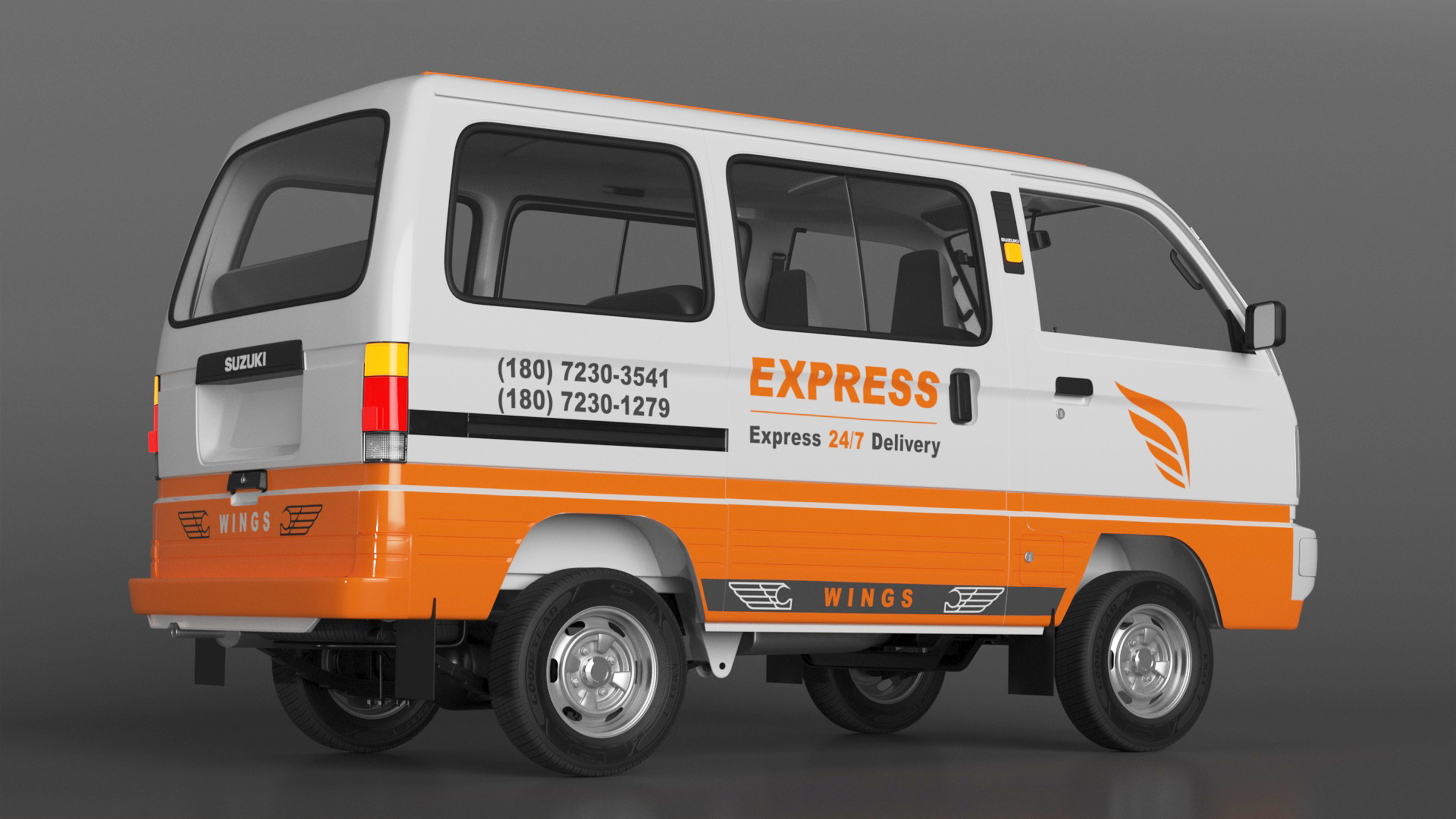 Suzuki Passenger Delivery Van 3D model