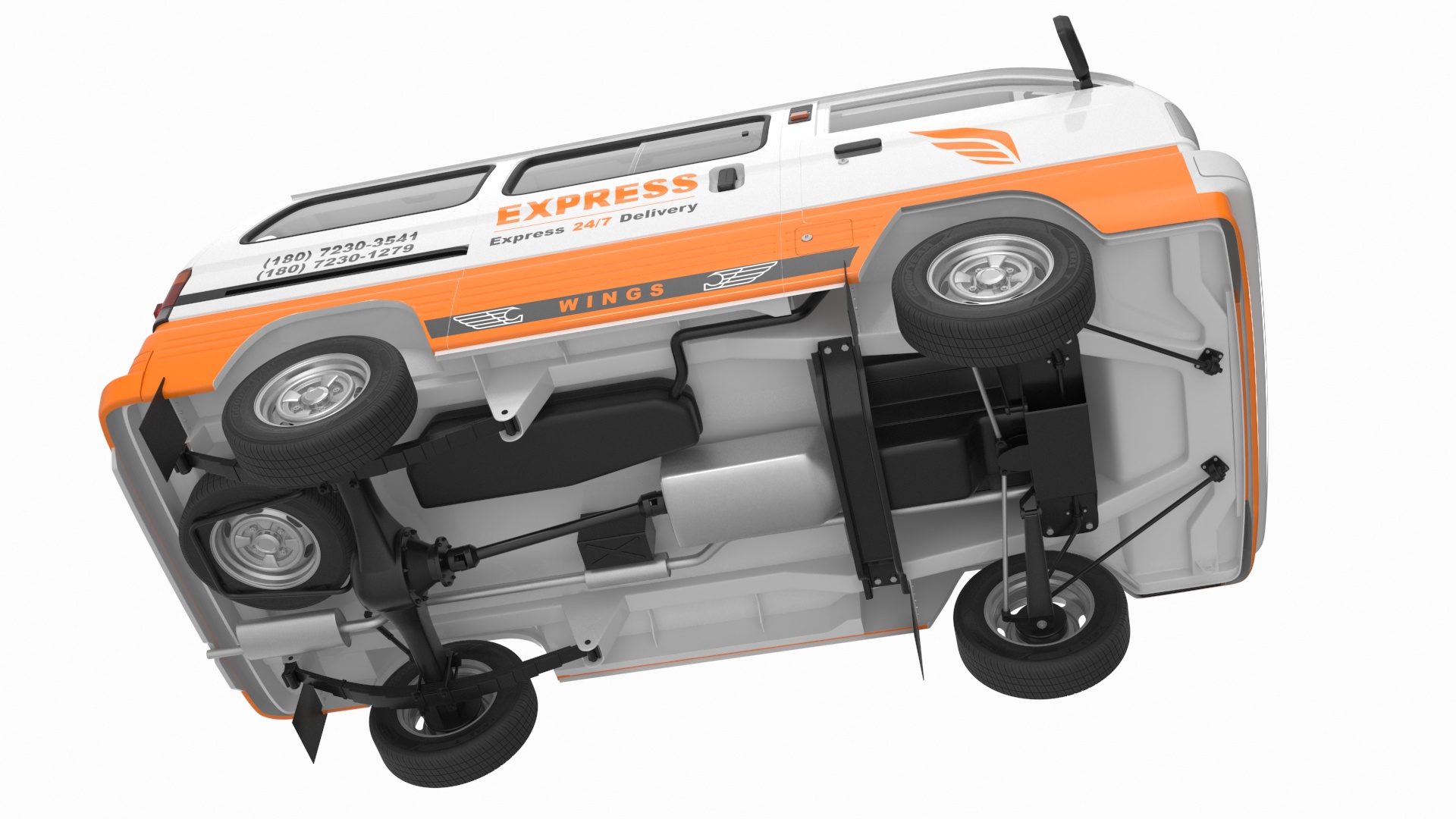 Suzuki Passenger Delivery Van 3D model
