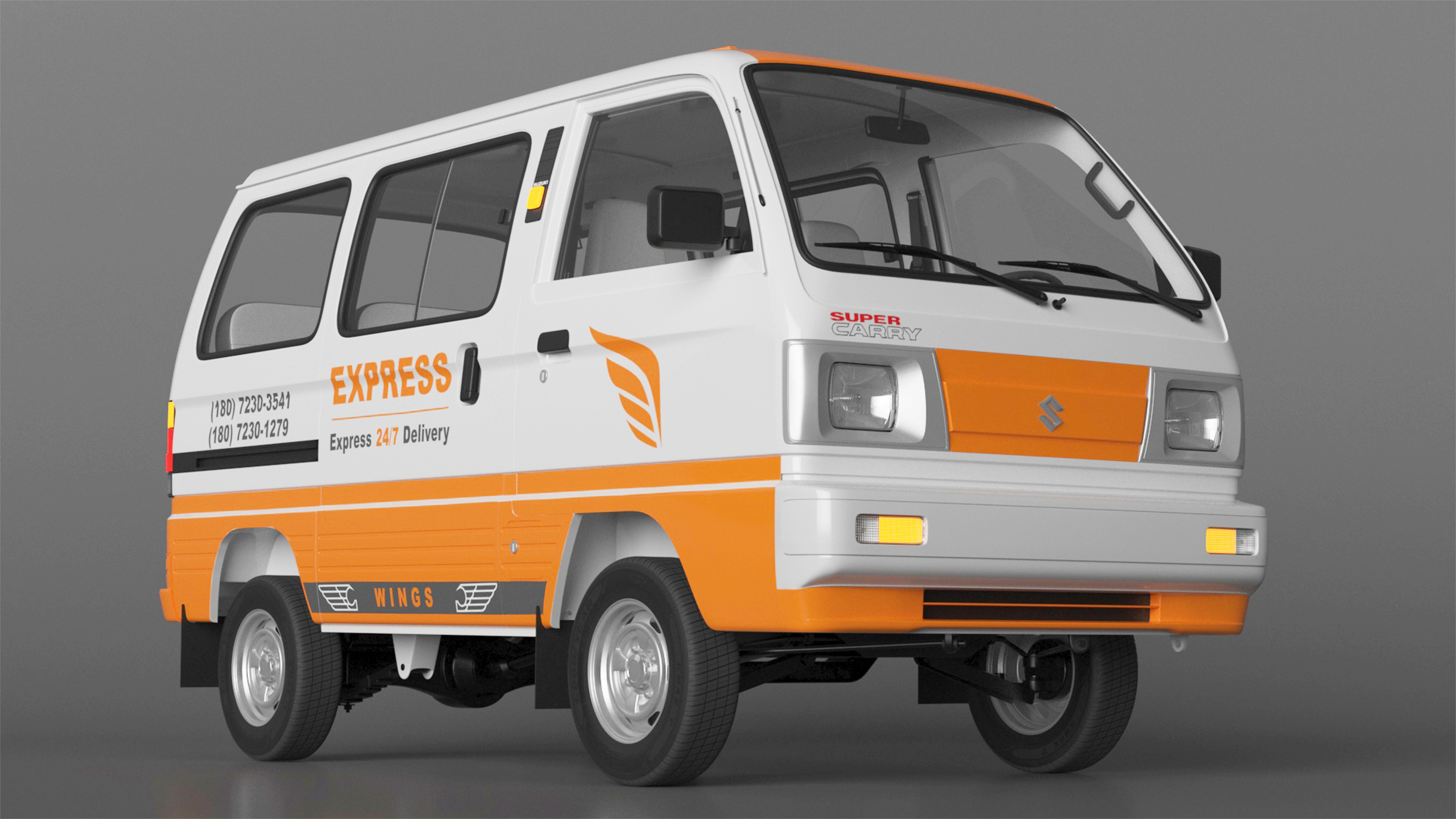 Suzuki Passenger Delivery Van 3D model