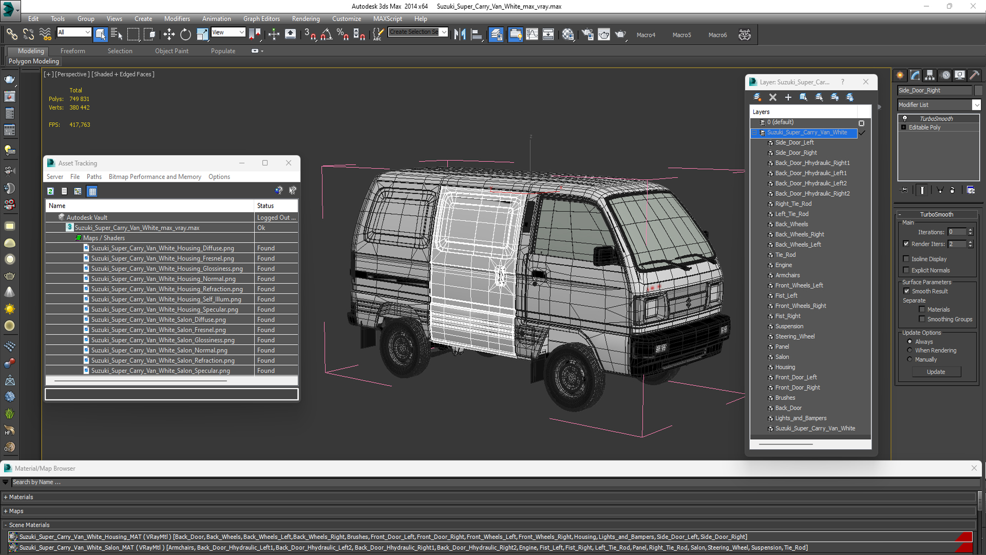 Suzuki Passenger Delivery Van 3D model