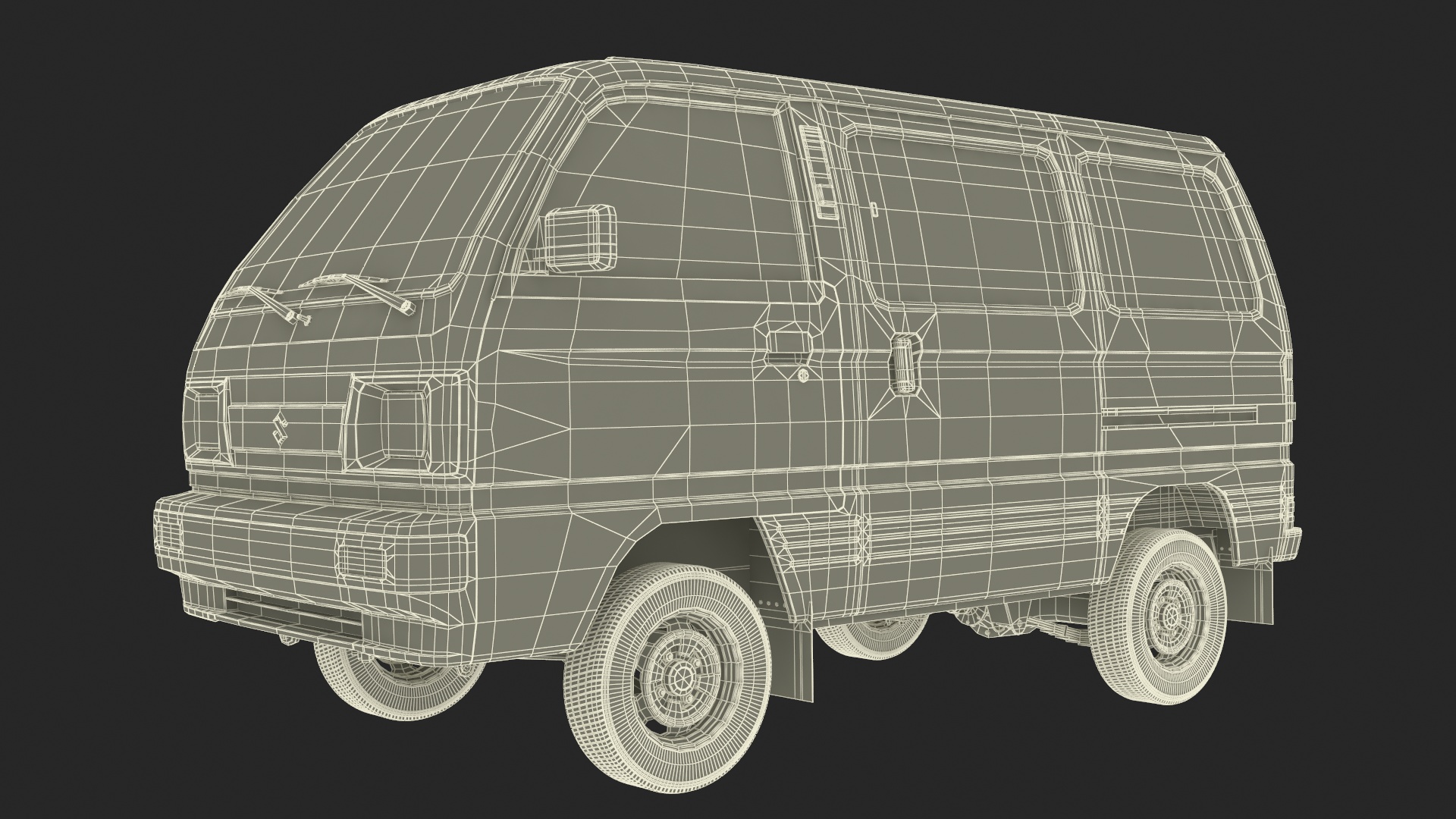 Suzuki Passenger Delivery Van 3D model