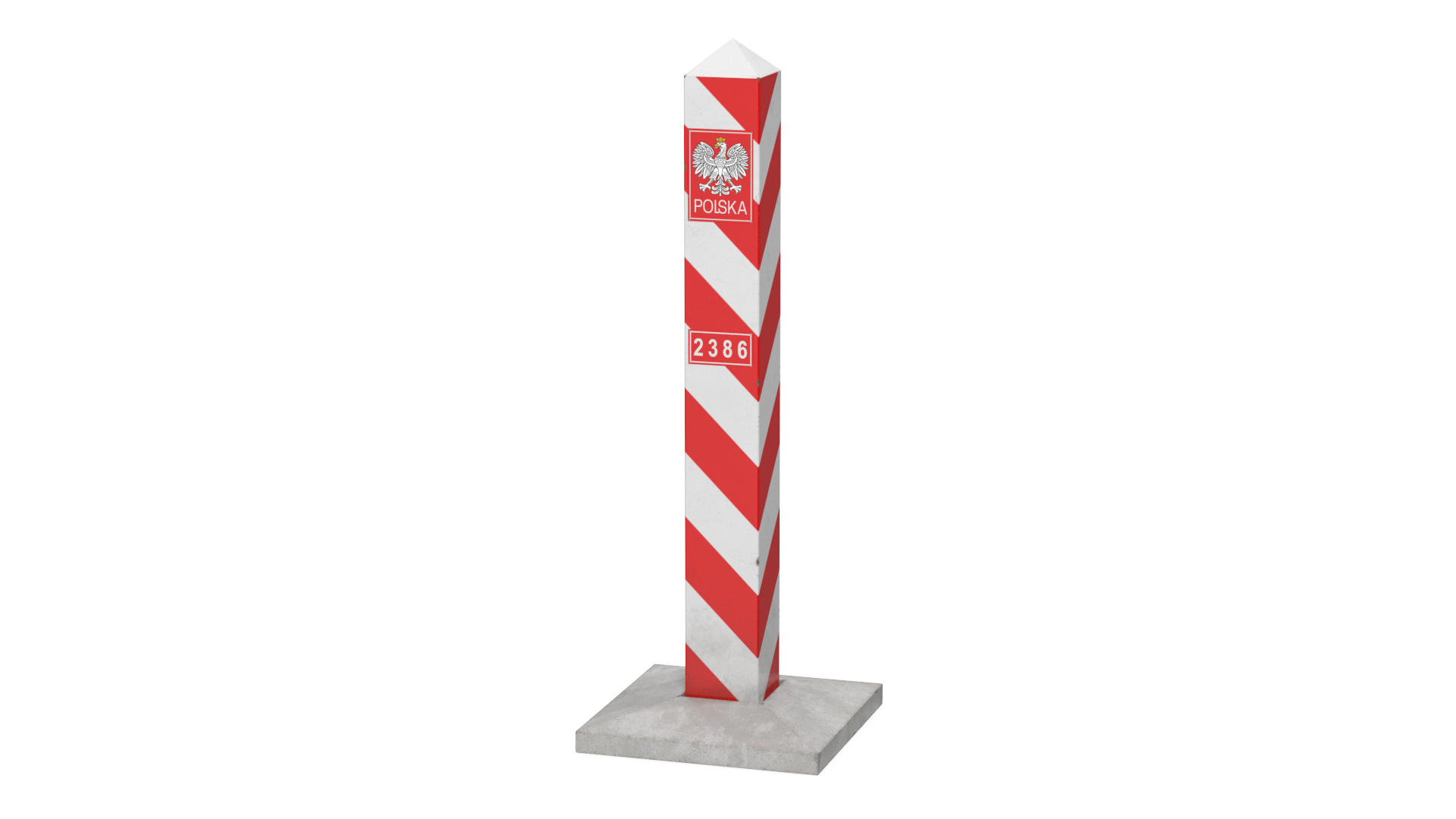 3D Border Post of Poland