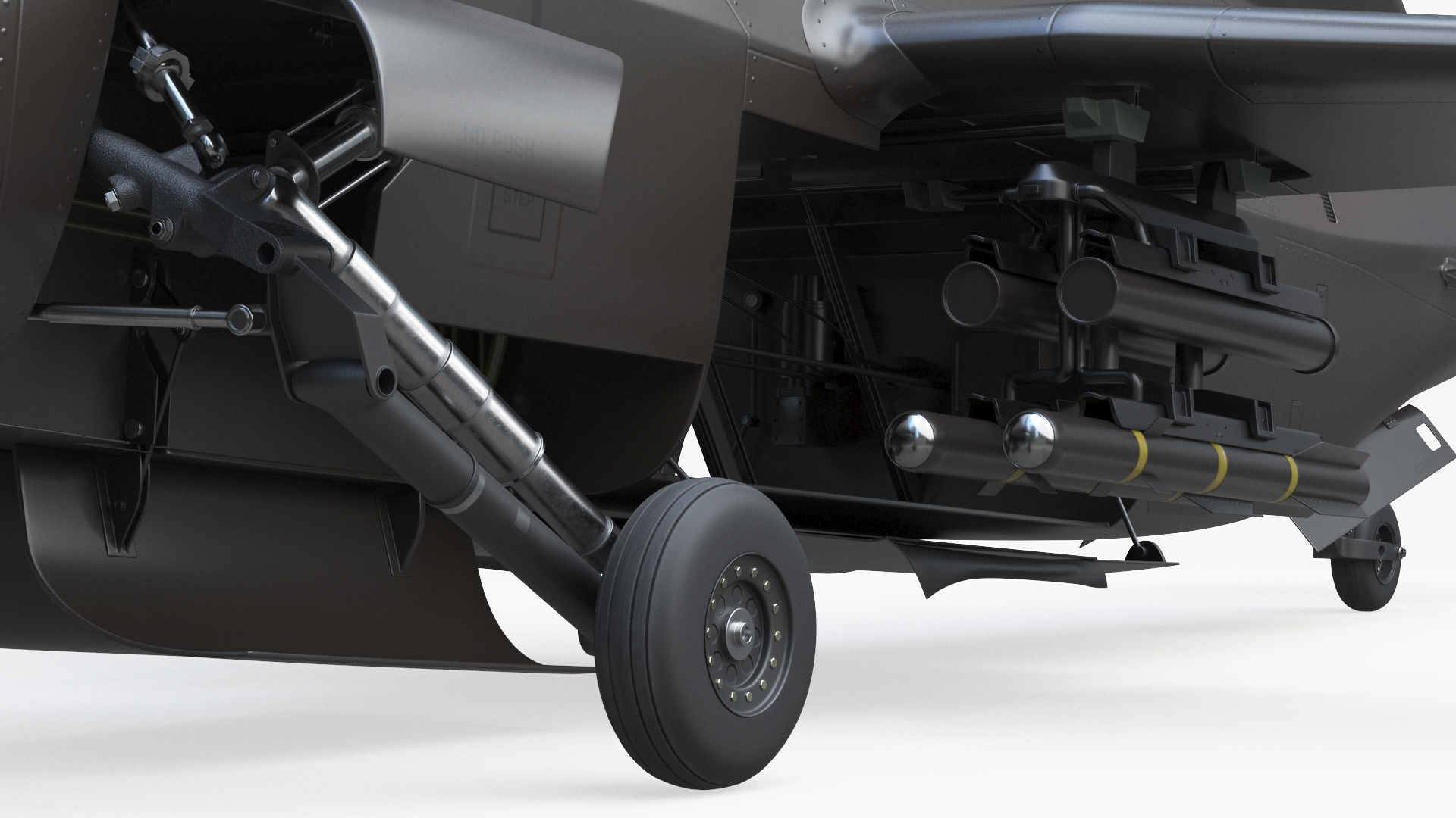3D Bell 360 Invictus Helicopter with Pilot Rigged