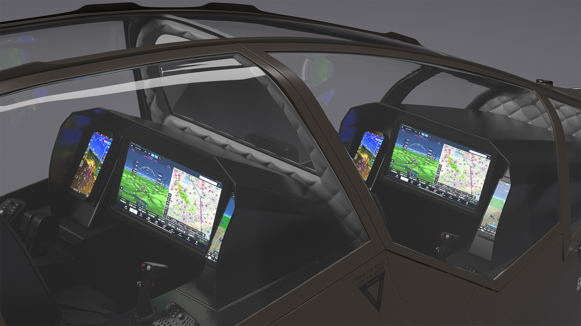 3D Bell 360 Invictus Helicopter with Pilot Rigged