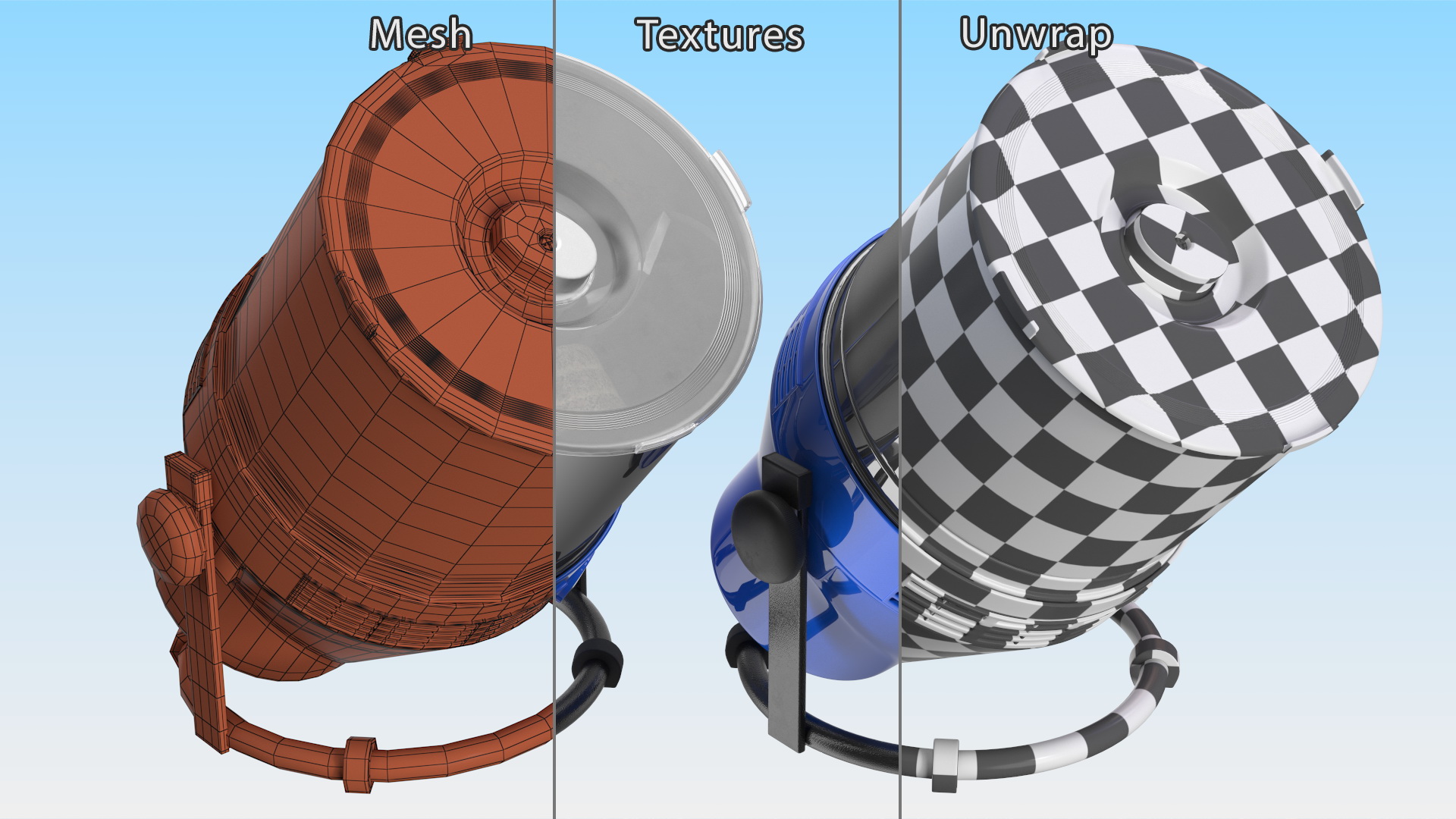 Chocolate Refiner Blue 3D