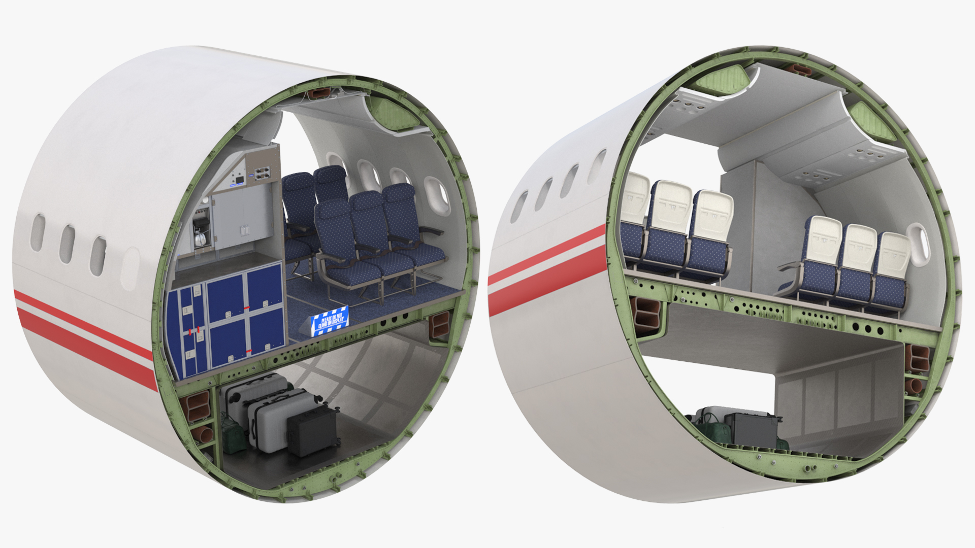 Aircraft Fuselage Cross Section, view 5