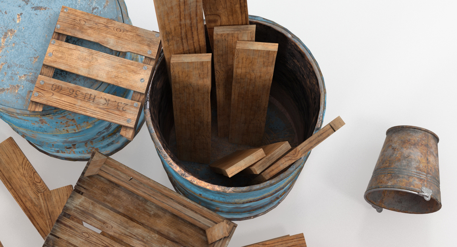 Industrial Debris 3D