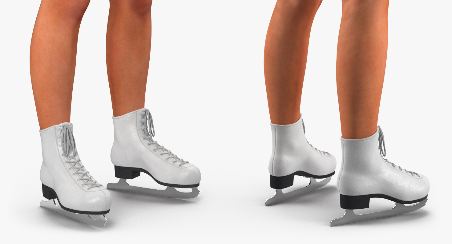 Female Figure Skater Rigged 3D