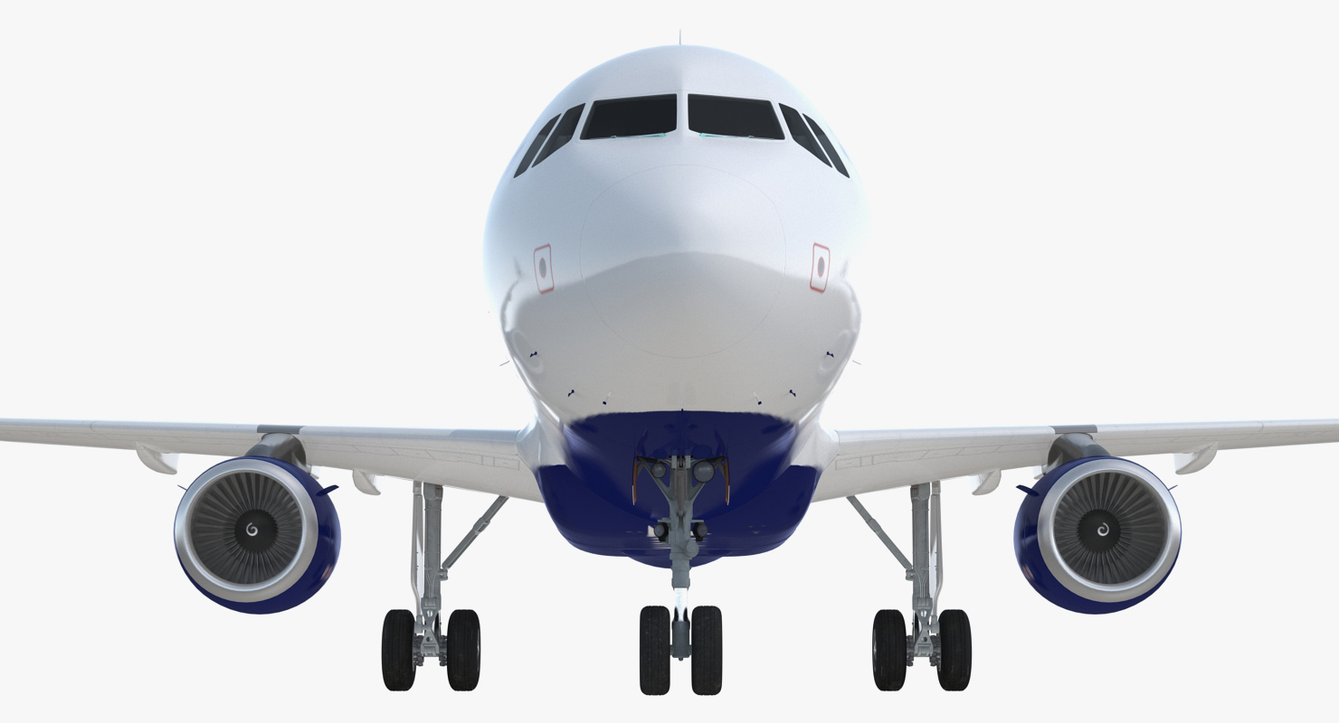 3D Airbus A321 with Interior and Cockpit Delta Air Lines model