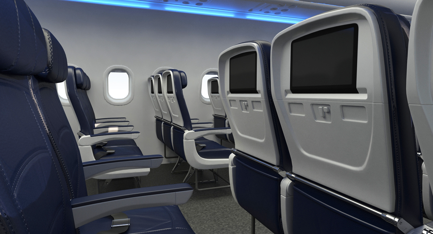 3D Airbus A321 with Interior and Cockpit Delta Air Lines model