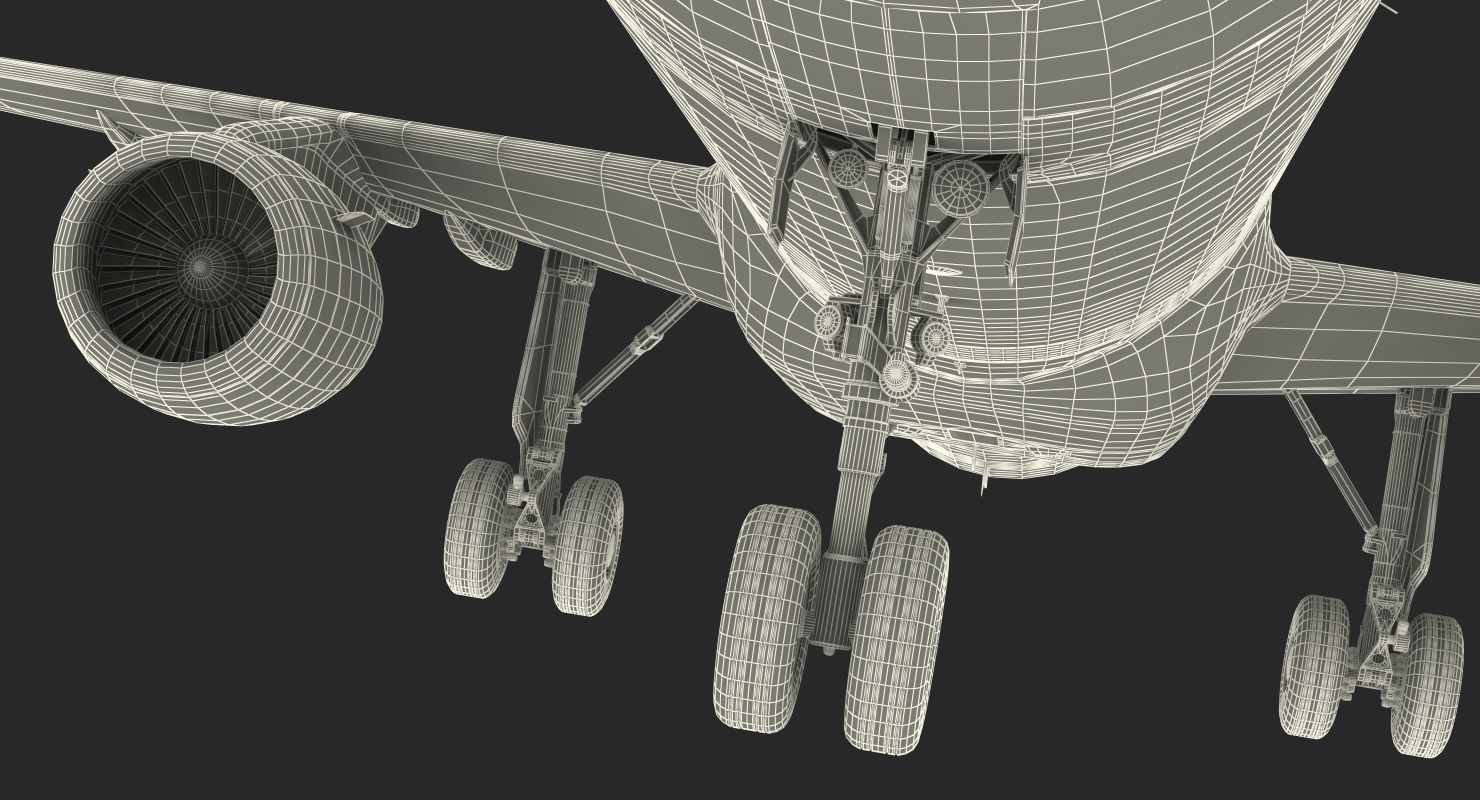 3D Airbus A321 with Interior and Cockpit Delta Air Lines model