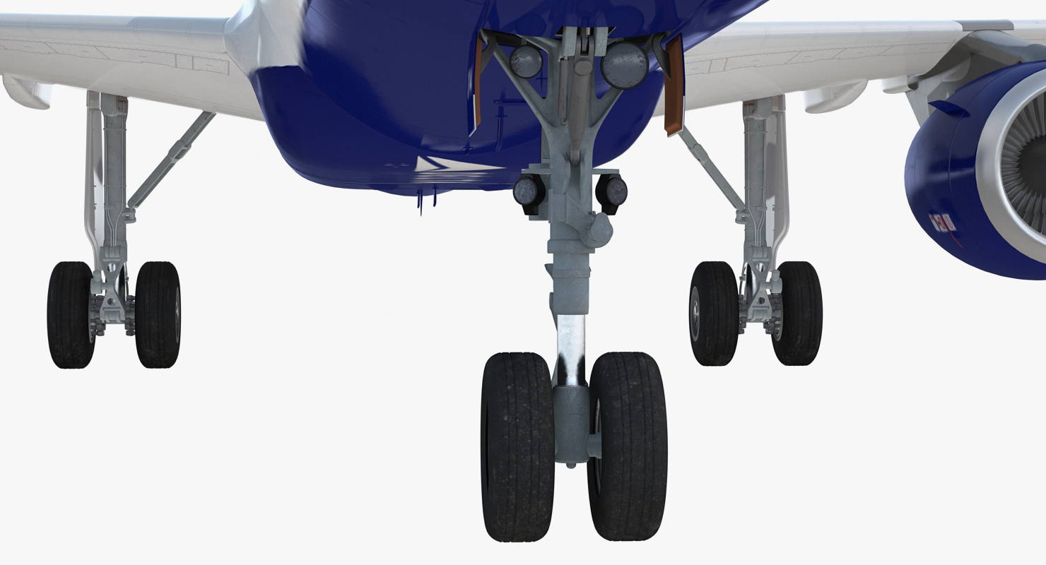 3D Airbus A321 with Interior and Cockpit Delta Air Lines model