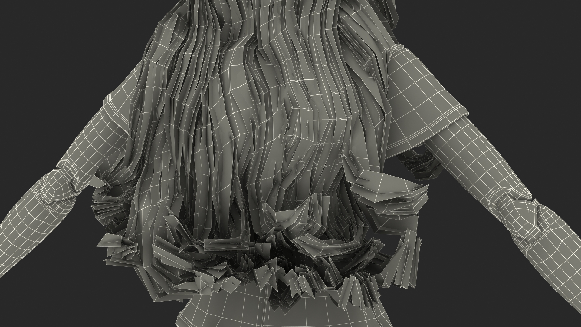 3D model Barbie Doll Jeans Style T-pose