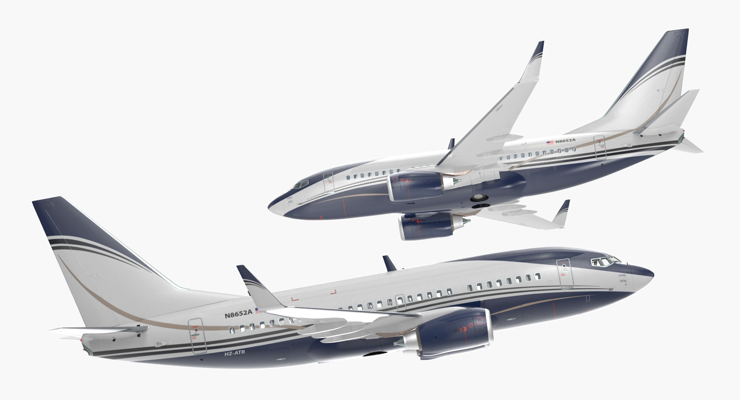 3D Boeing 737 600 with Interior Generic