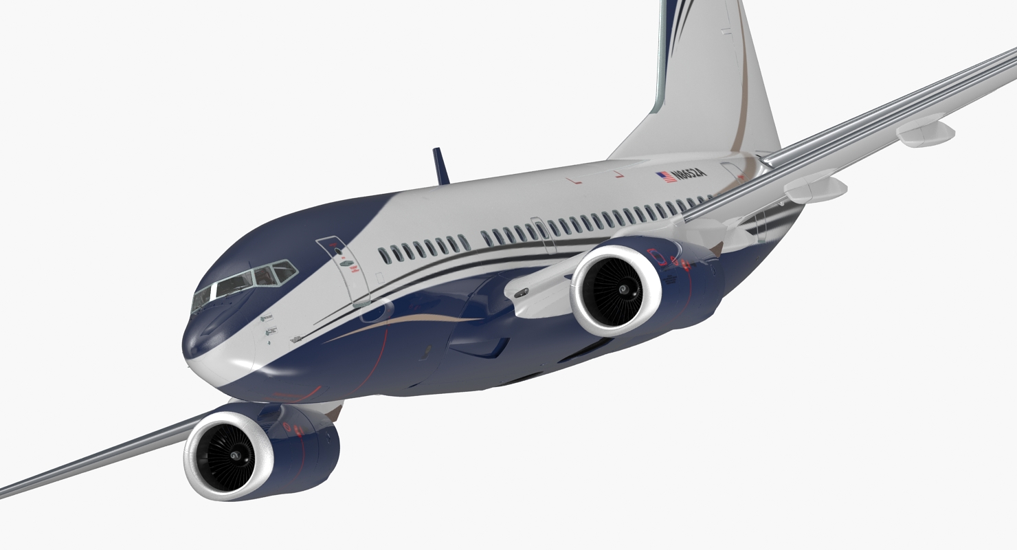 3D Boeing 737 600 with Interior Generic