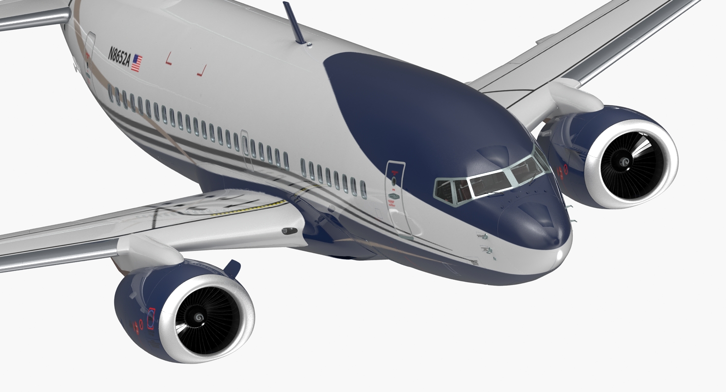 3D Boeing 737 600 with Interior Generic