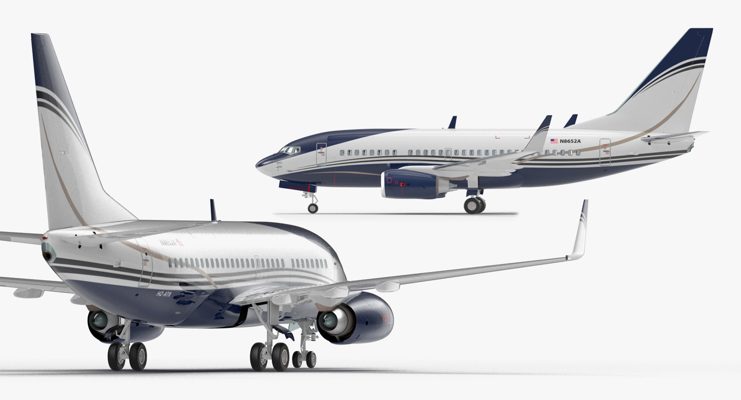 3D Boeing 737 600 with Interior Generic