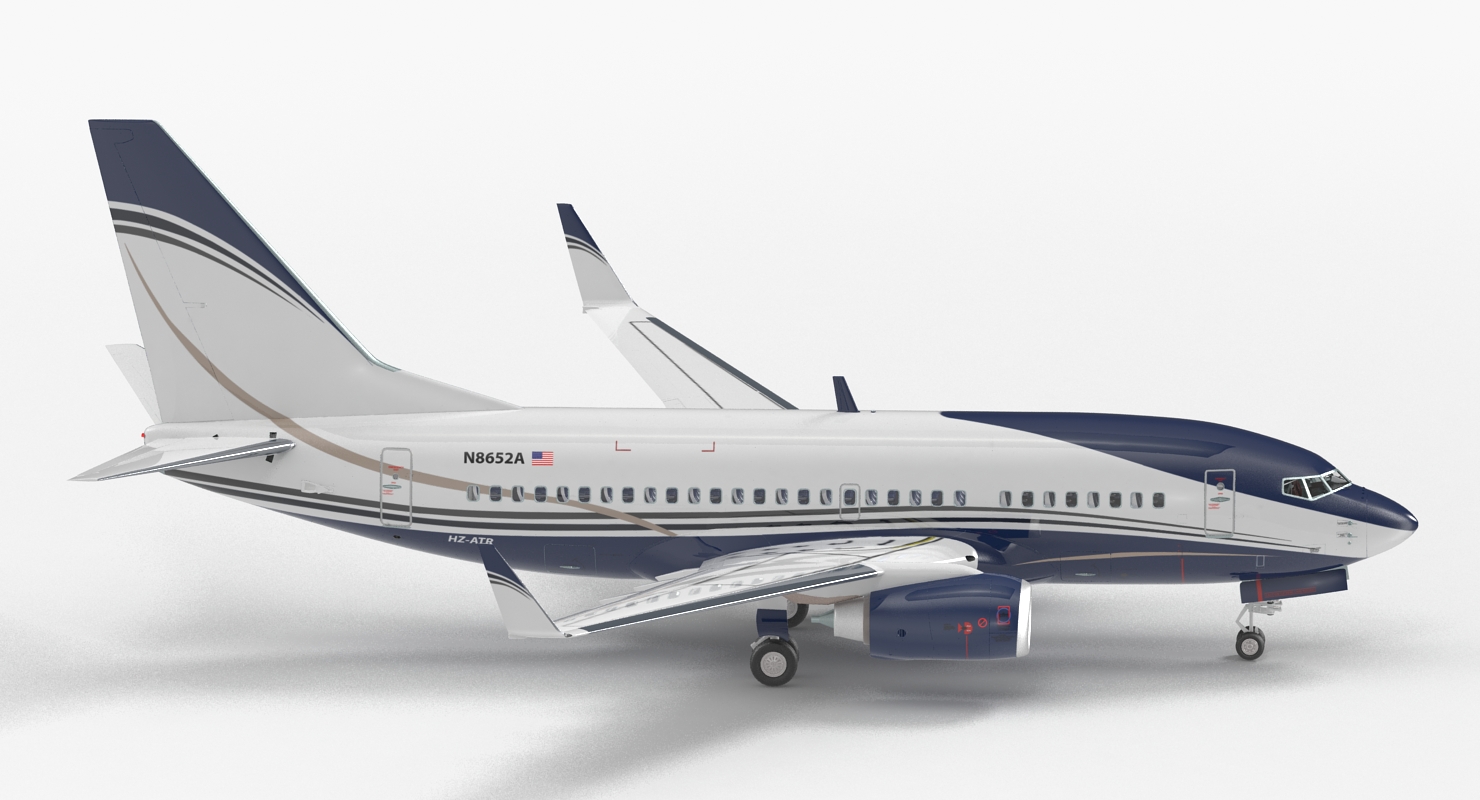 3D Boeing 737 600 with Interior Generic
