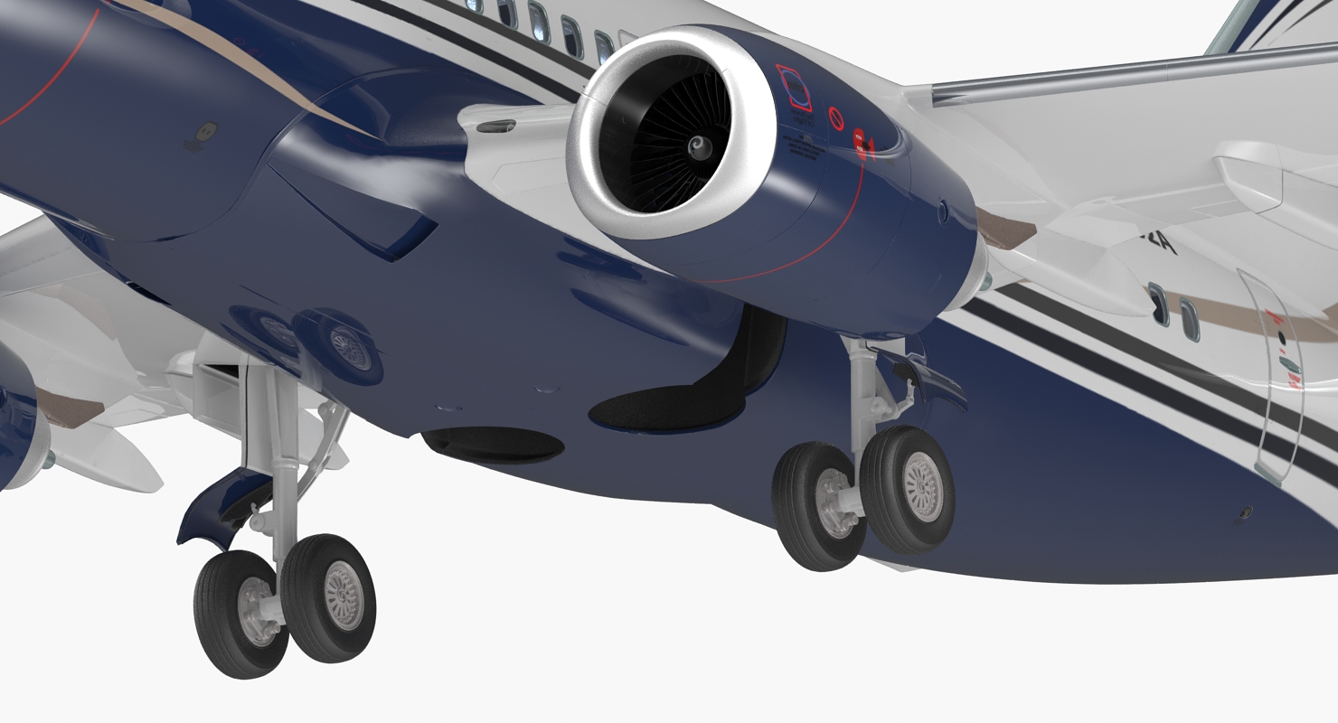 3D Boeing 737 600 with Interior Generic