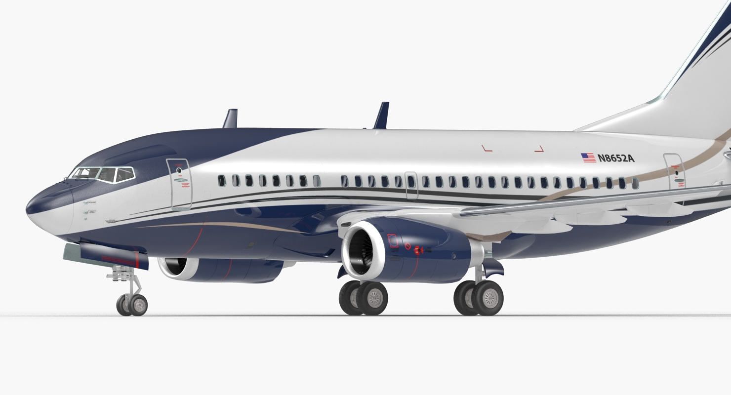 3D Boeing 737 600 with Interior Generic