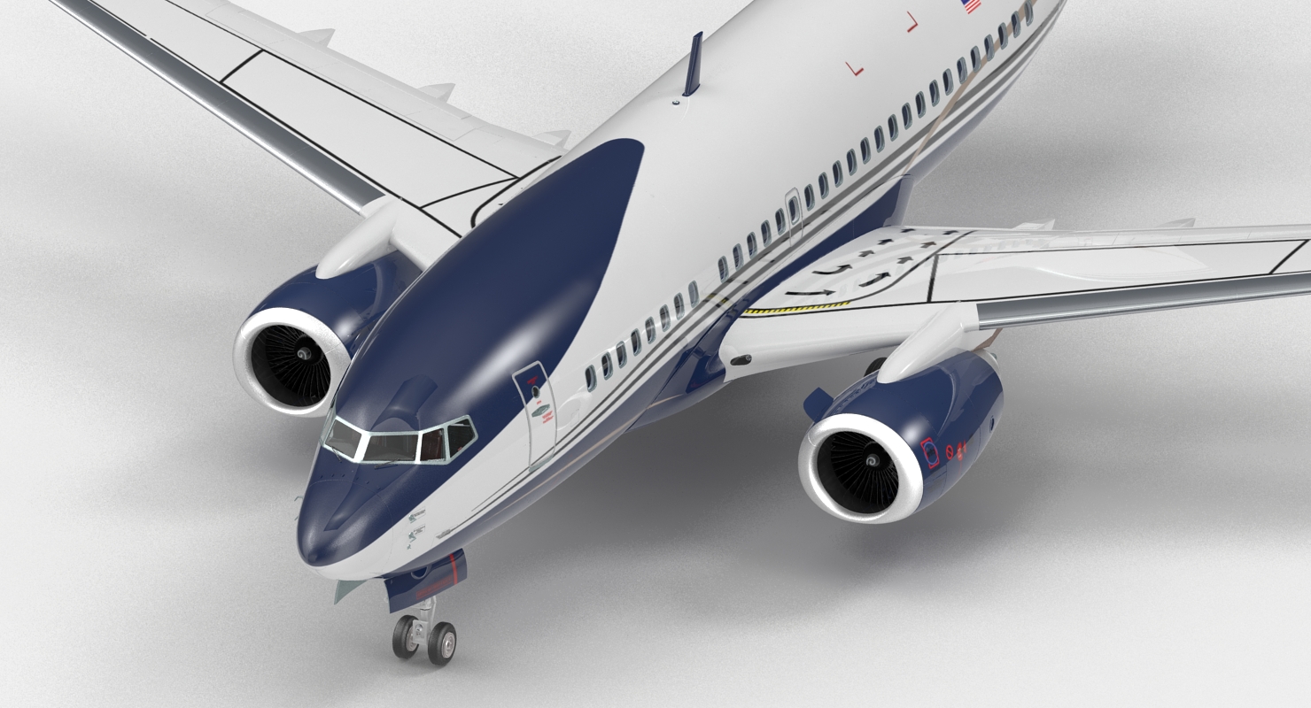 3D Boeing 737 600 with Interior Generic