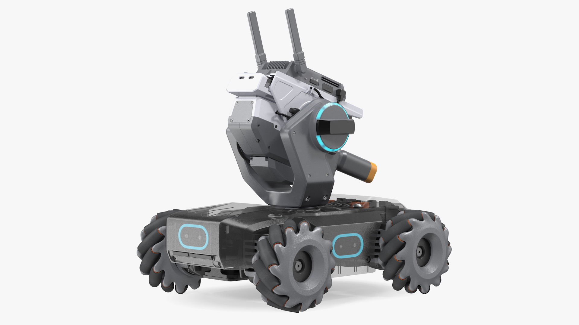 DJI RoboMaster S1 Intelligent Educational Robot Rigged 3D model