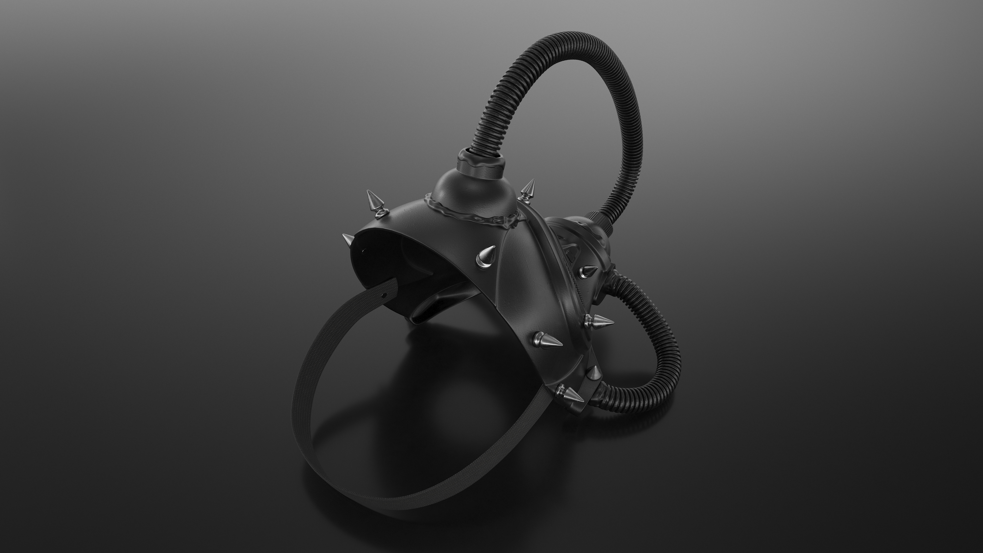 3D Cyberpunk Gas Mask model
