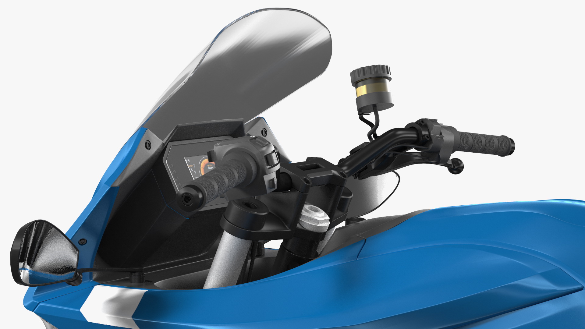 3D Zero SR S Electric Motorcycle Rigged