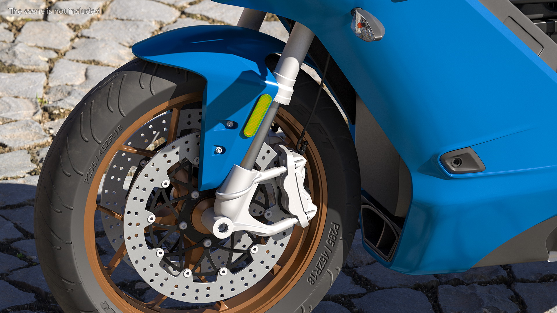 3D Zero SR S Electric Motorcycle Rigged