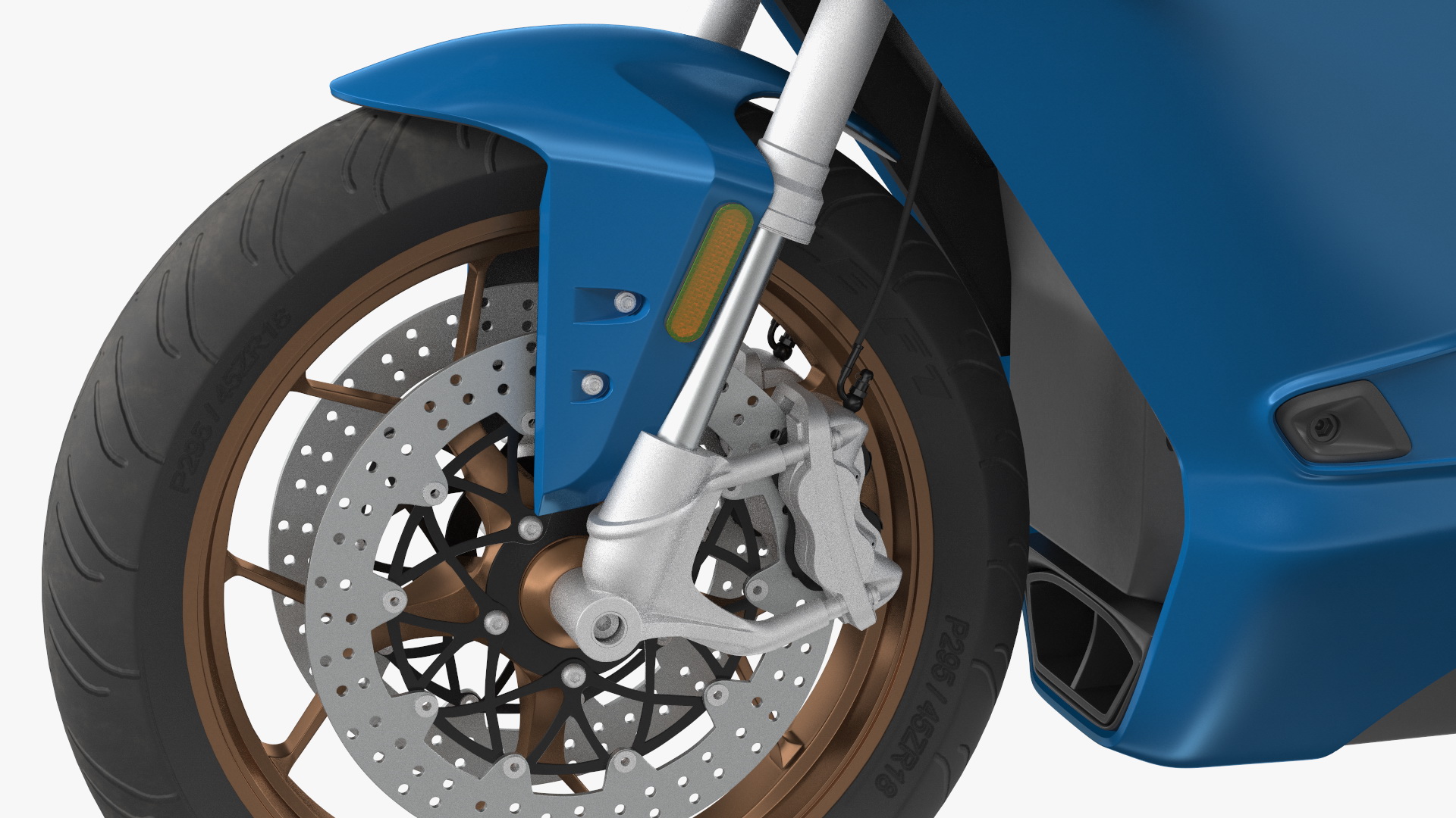 3D Zero SR S Electric Motorcycle Rigged