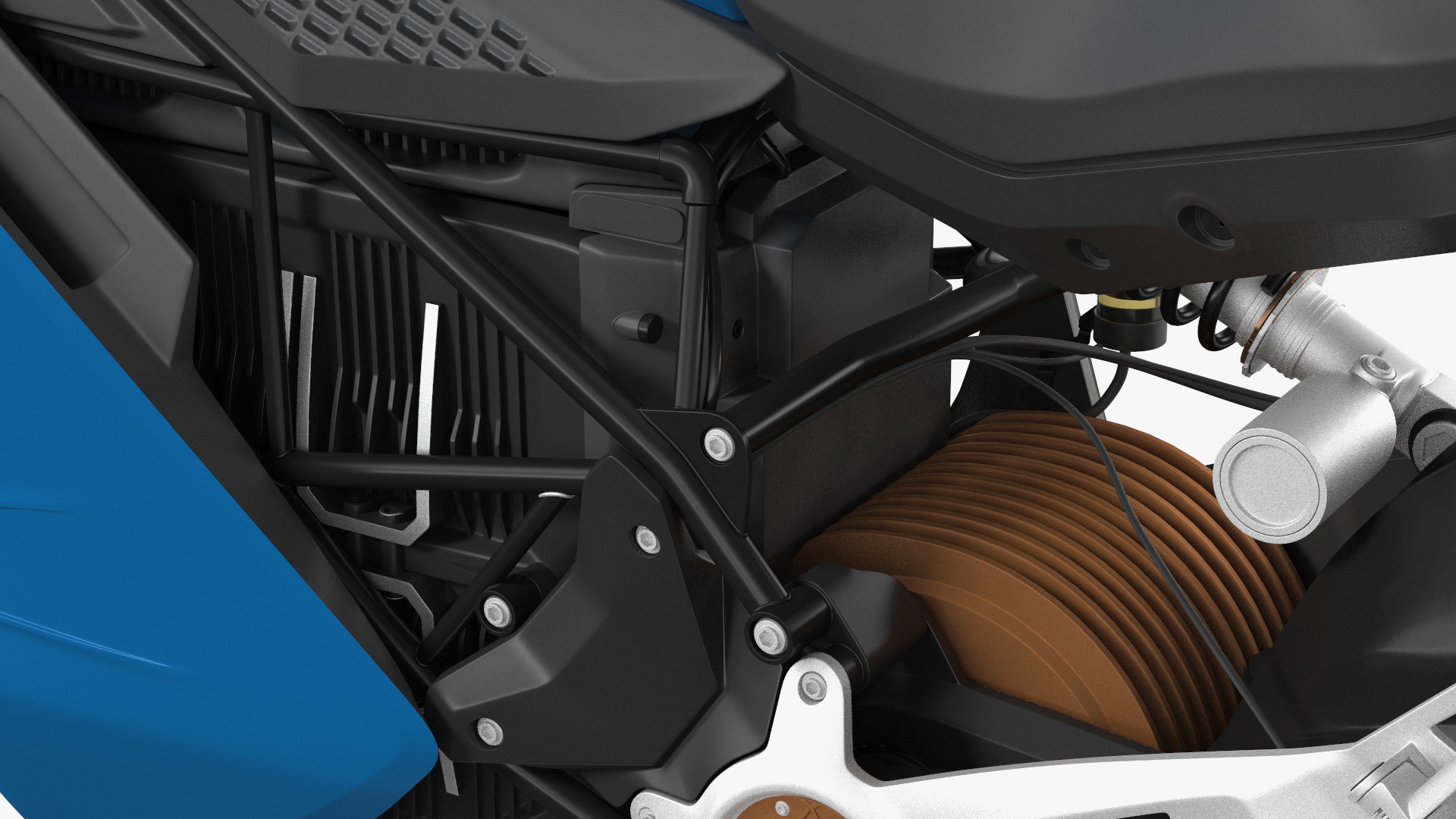3D Zero SR S Electric Motorcycle Rigged