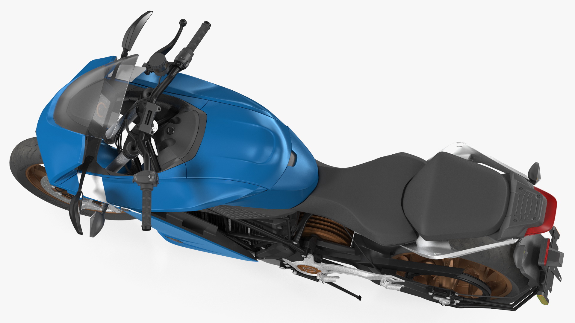 3D Zero SR S Electric Motorcycle Rigged