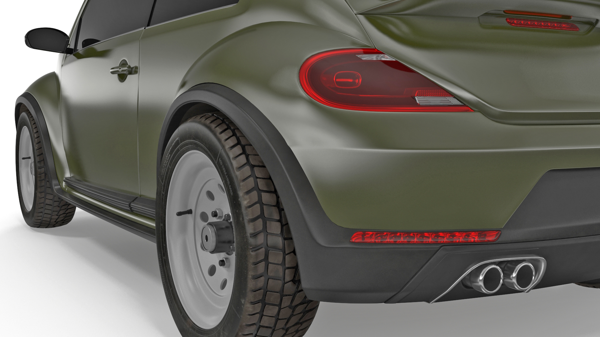 Compact Car Simple Interior 3D