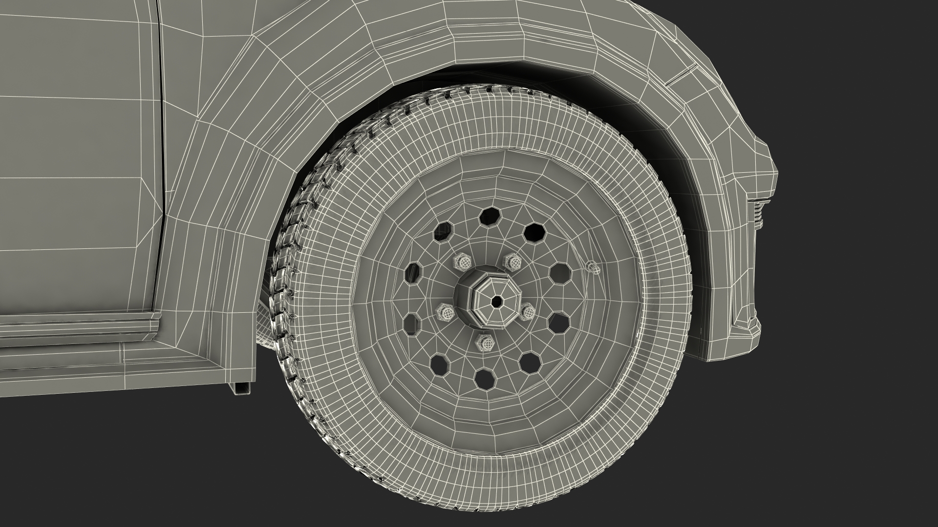 Compact Car Simple Interior 3D