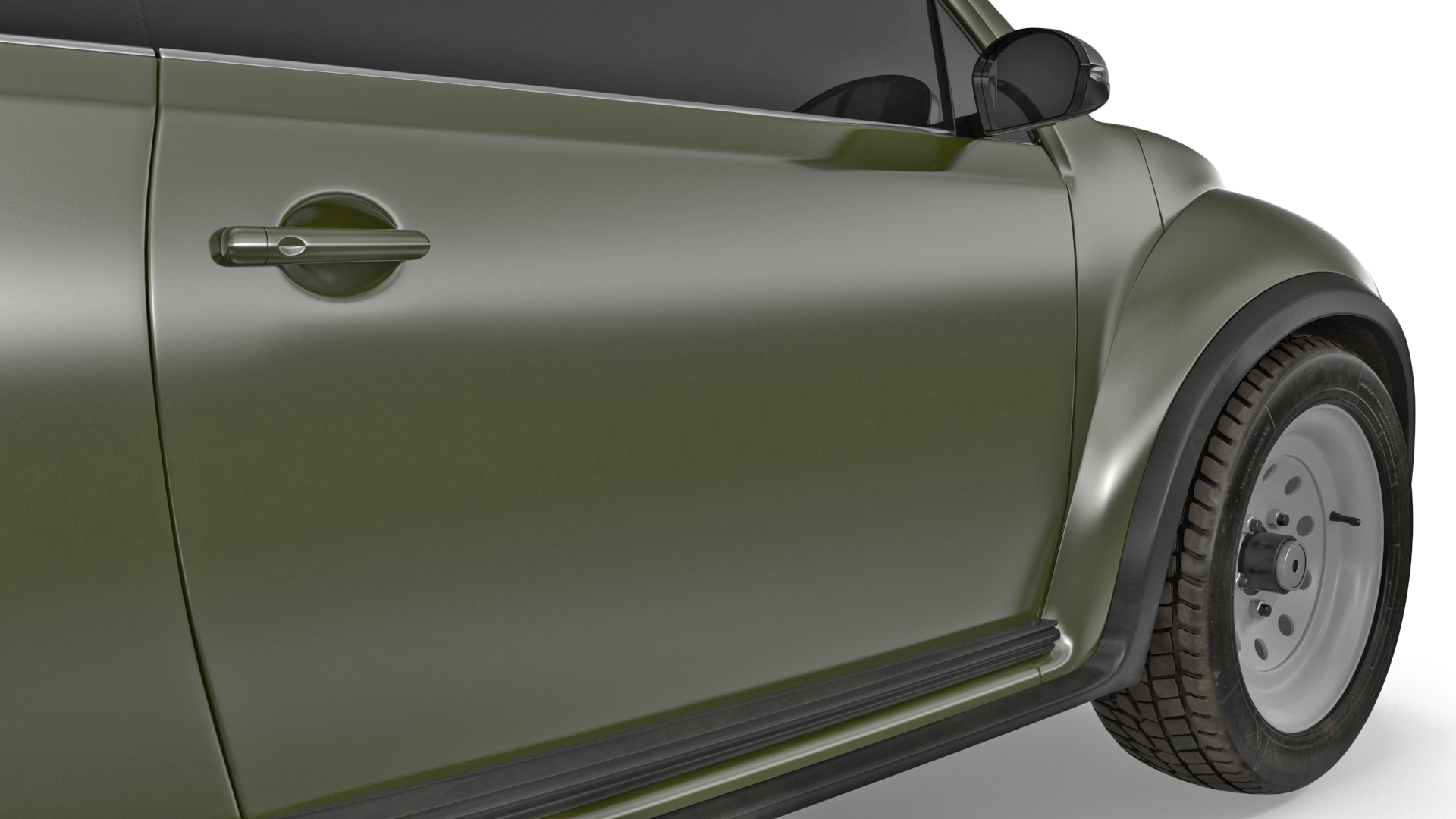 Compact Car Simple Interior 3D