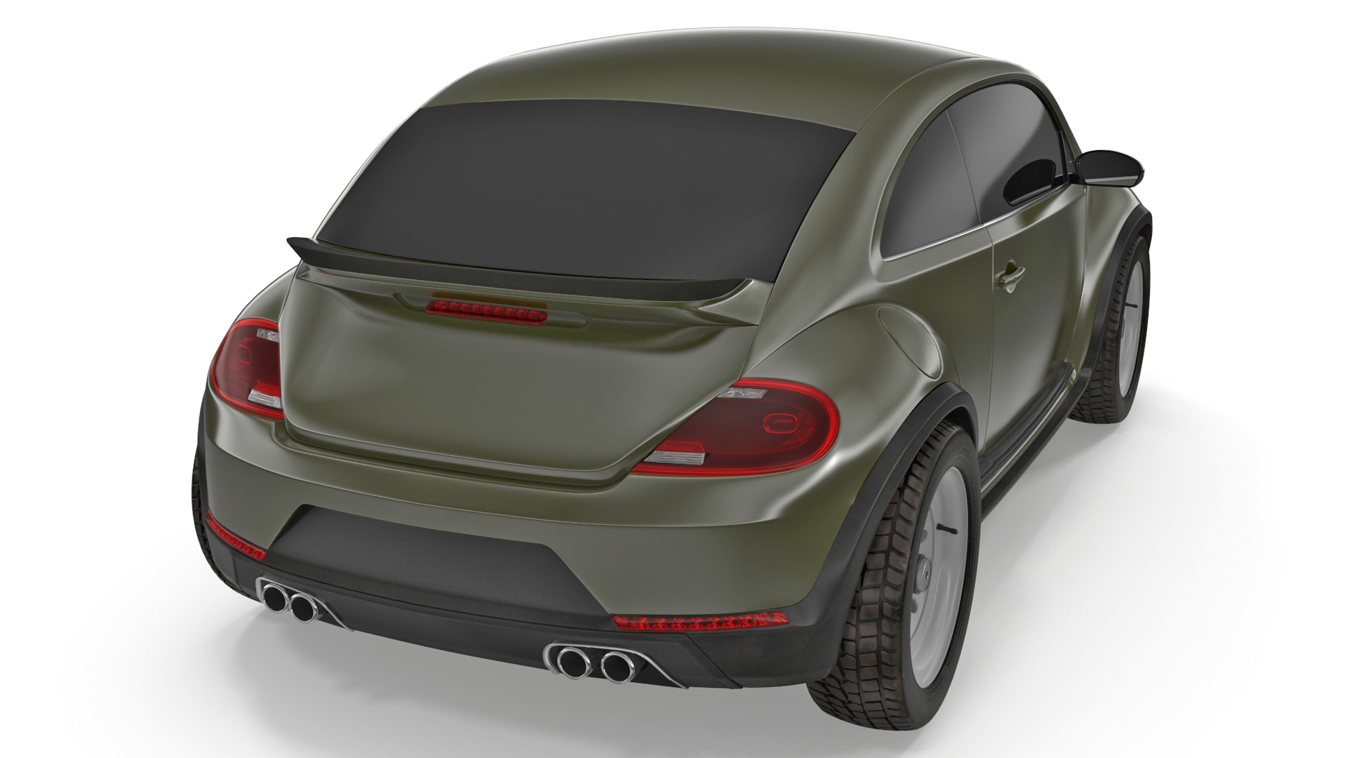 Compact Car Simple Interior 3D