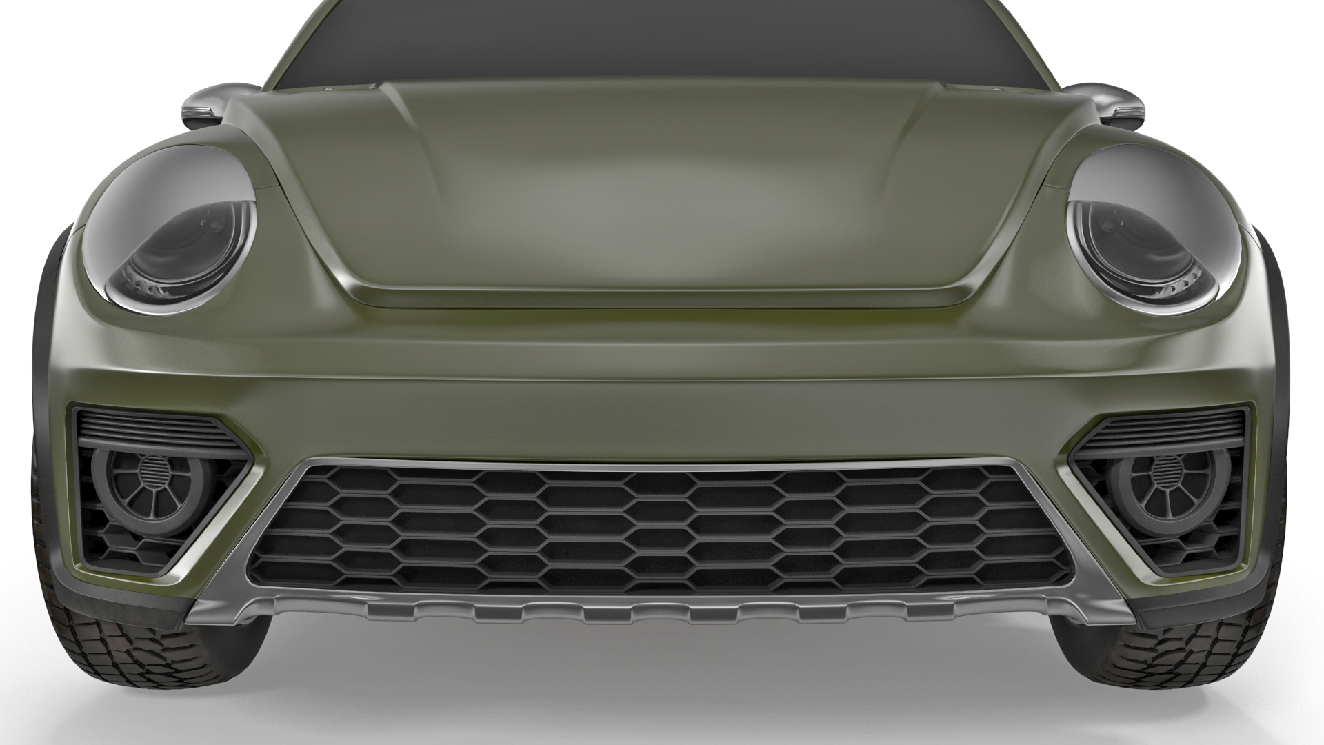 Compact Car Simple Interior 3D